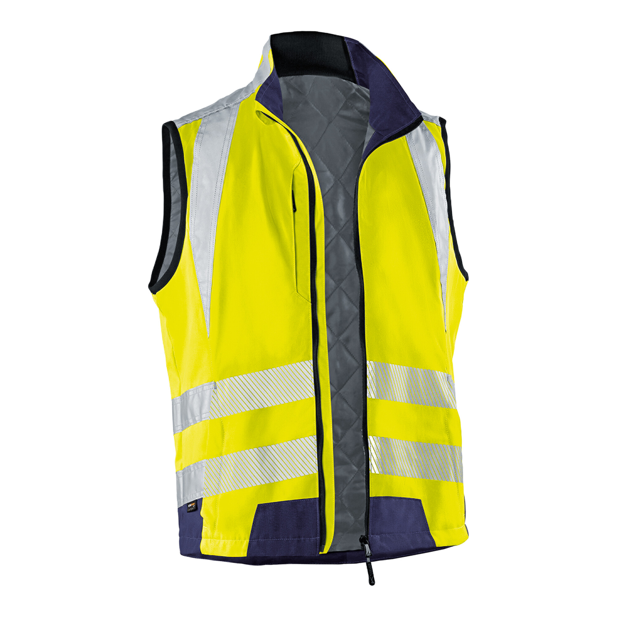 Weste REFLECTIQ PSA 2 warngelb/dunkelblau Form 7207 Größe XL ; Kübler Workwear