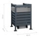 Westmann Afvalcontainerbekleding Planum 240L 90 x 90 x 120cm