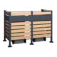 Westmann Afvalcontainerbekleding Planum 2x240L 90 x 170 x 120cm
