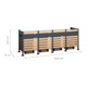 Westmann Afvalcontainerbekleding Planum 4x 240L 90 x 330 x 120cm
