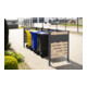 Westmann Afvalcontainerbekleding Planum 4x 240L 90 x 330 x 120cm