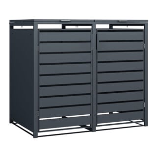 Westmann Bac à ordures Kubus 2x 240 L 80 × 132 × 116 cm
