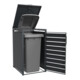 Westmann Bac à ordures Lacina 1x 240 L 80 × 68 × 116 cm