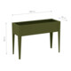 Westmann Bac de jardinage surélevé Vedura M 30 × 100 × 80 cm vert olive