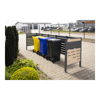 Westmann Cache-poubelle Planum 5x240L 90 × 410 × 120cm