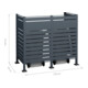Westmann Cache-poubelles Planum 2x240L 90 × 170 × 150 cm