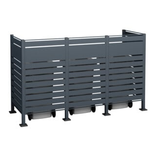 Westmann Cache-poubelles Planum 3x240L 90 × 250 × 150 cm