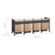 Westmann Cache-poubelles Planum 4x 240L 90 × 330 × 120cm