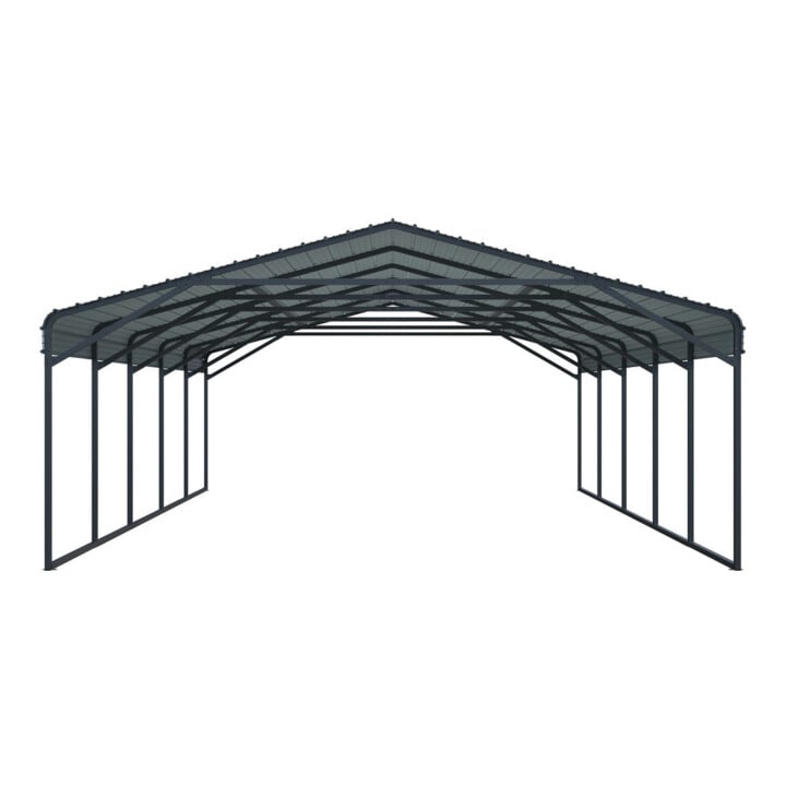 Westmann Carport Kopenhagen L 791 x 597 x 298 cm Grau