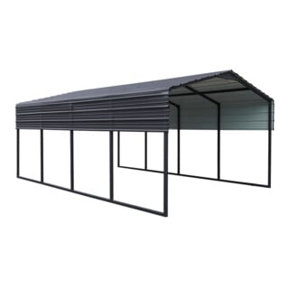 Westmann Carport Kopenhagen M 596 x 366 x 261 cm Grau