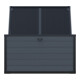 Westmann Coffre de jardin en plastique Silva 570L Anthracite XXL 74 × 150 × 66 cm
