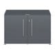 Westmann Fahrradgarage Linea 100 x 200 x 154cm anthrazit