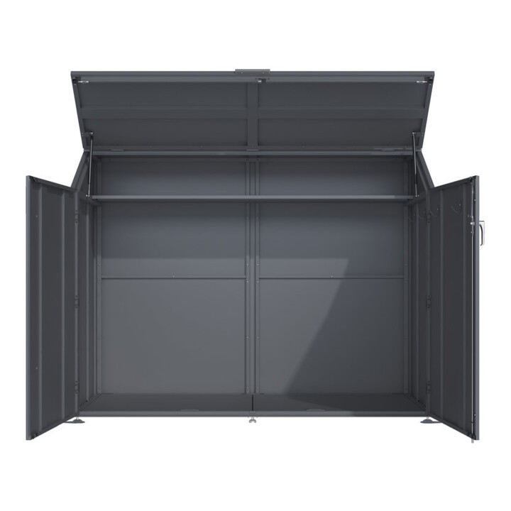 Westmann Garage à vélos Linea 100 x 200 x 154 cm anthracite