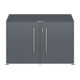 Westmann Garage à vélos Linea 100 x 200 x 154 cm anthracite