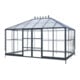 Westmann Gewächshaus Suprema XL 284 x 421 x 262cm Schwarz