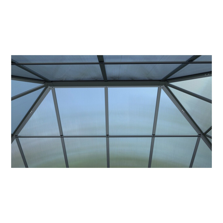 Westmann Gewächshaus Suprema XL 284 x 421 x 262cm Schwarz