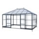 Westmann Gewächshaus Suprema XL 284 x 421 x 262cm Schwarz