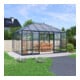 Westmann Gewächshaus Suprema XL 284 x 421 x 262cm Schwarz