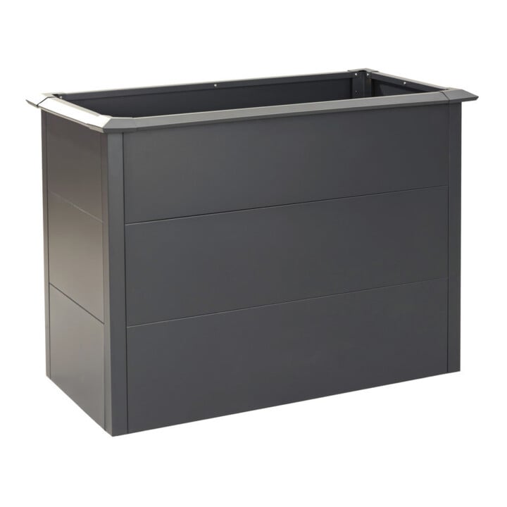 Westmann Hochbeet mit Frühbeetaufsatz Primus Plus M 50 x 100 x 77 cm anthrazit