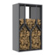 Westmann Kaminhoutrek Castra B Antraciet 50 x 95 x 160 cm