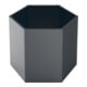 Westmann Metall Bac potager surélevé Varia 77 hexagonal Anthracite 100 x 100 x 77 cm