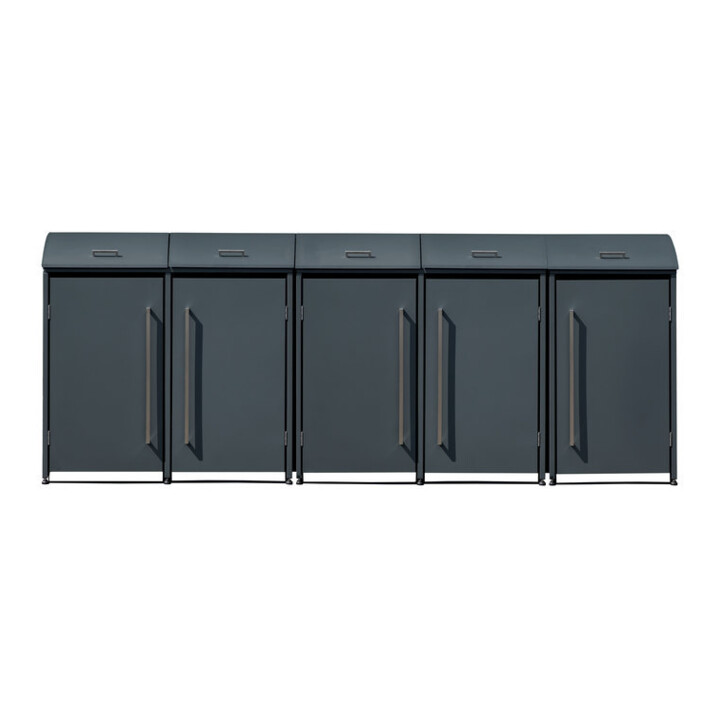 Westmann Mülltonnenbox Moderna 5 5x240 L 83 x 350 x 135 cm