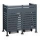 Westmann Mülltonnenverkleidung Planum 2x240L 90 x 170 x 150cm