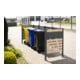Westmann Mülltonnenverkleidung Planum 4x 240L 90 x 330 x 120cm
