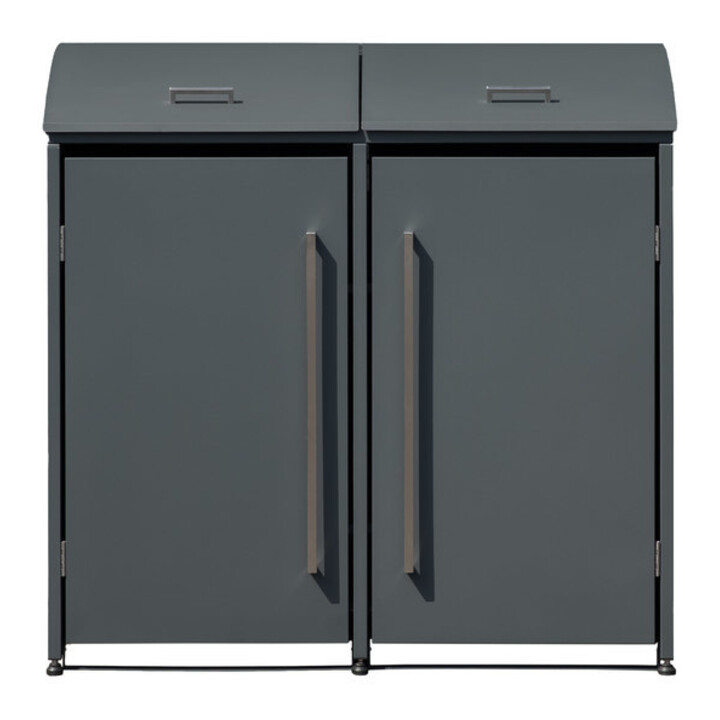 Westmann Mülltonnenbox Moderna 2 2x240 L 83 × 139 × 135 cm
