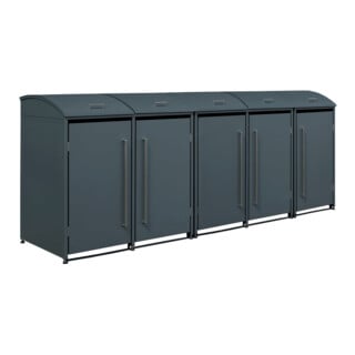 Westmann Mülltonnenbox Moderna 5 5x240 L 83 × 350 × 135 cm