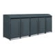 Westmann Mülltonnenbox Moderna 5 5x240 L 83 × 350 × 135 cm