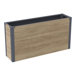 Westmann Pflanzkasten Talus L Holzoptik 25 x 100 x 52cm