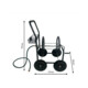 Westmann Schlauchwagen Rota 58 x 63 x 95cm schwarz
