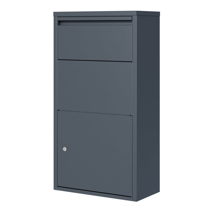 Westmann Vrijstaande brievenbus met pakketbox Pollux antraciet 22 x 44 x 82 cm