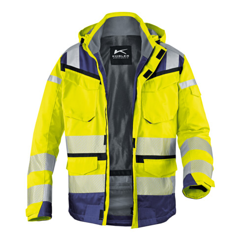 Kübler Wetterjacke REFLECTIQ SYMPATEX® PSA 2 warngelb/dunkelblau Form 1307