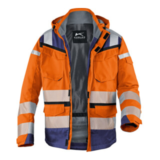 Wetterjacke REFLECTIQ SYMPATEX® PSA 2 warnorange/dunkelblau Form 1307 Größe 4XL