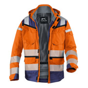 Kübler Wetterjacke REFLECTIQ SYMPATEX® PSA 2 warnorange/dunkelblau Form 1307-4
