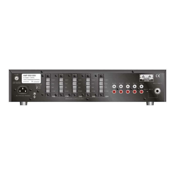 WHD Multikanalverstärker AMP 550/100V,sw AMP550