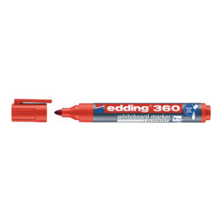 Whiteboardmarker 360 rot Strich-B.1,5-3mm Rundspitze