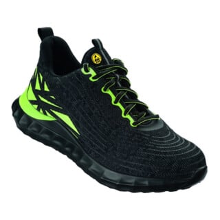 WICA Chaussure basse LOCRI Noir/Vert, S1PS SR ESD Taille 37
