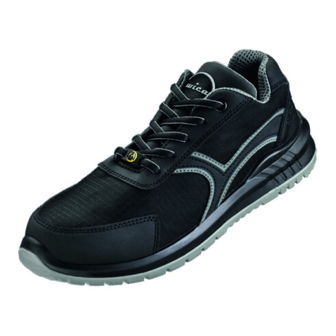 WICA Chaussure basse SASSNITZ NUOVO noir/gris, S1P SR ESD T36