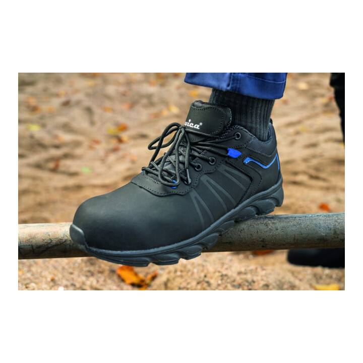 WICA Chaussure basse VEZZO Noir, Bleu, S3 SRC Taille 37