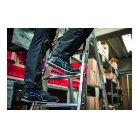 WICA Halbschuh GOEHREN NUOVO Schwarz/blau, S1P SR ESD Gr. 37