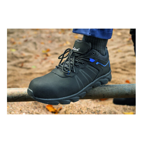 WICA Halbschuh VEZZO Schwarz, Blau, S3 SRC Gr. 38