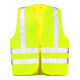 WICATEX Gilet de sécurité, BW-MG, EN 20471, jaune, T. L-1