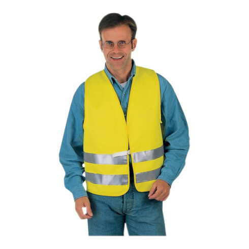WICATEX Gilet de sécurité, BW-MG, taille unique, jaune