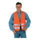 WICATEX Gilet de sécurité, BW-MG, taille unique, orange-1