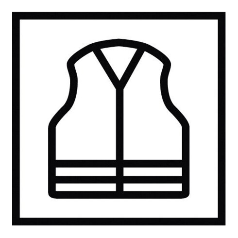 WICATEX Gilet de sécurité, PVC, EN 471, taille unique, jaune