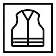 WICATEX Gilet de sécurité, PVC, EN 471, taille unique, orange-2