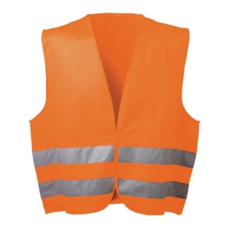 WICATEX Warnweste, PVC, EN 471, Einheitsgröße, orange